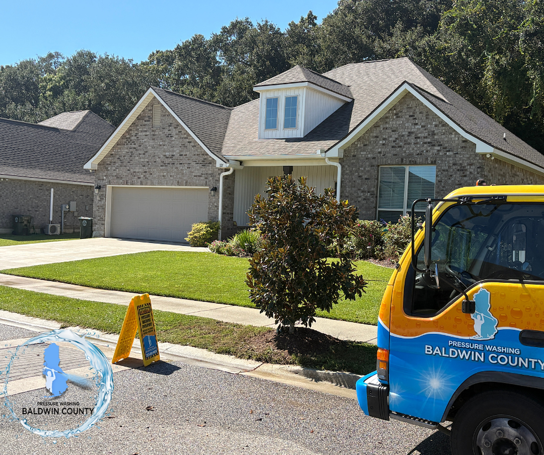 House Washing and Concrete Cleaning in Twin Beech Estates, Fairhope, AL